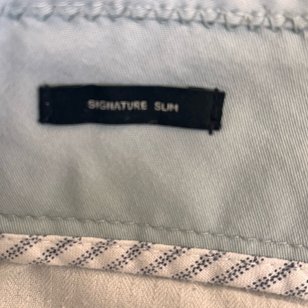 TALBOTS pale mint green signature slim crop pants - Picture 7 of 9